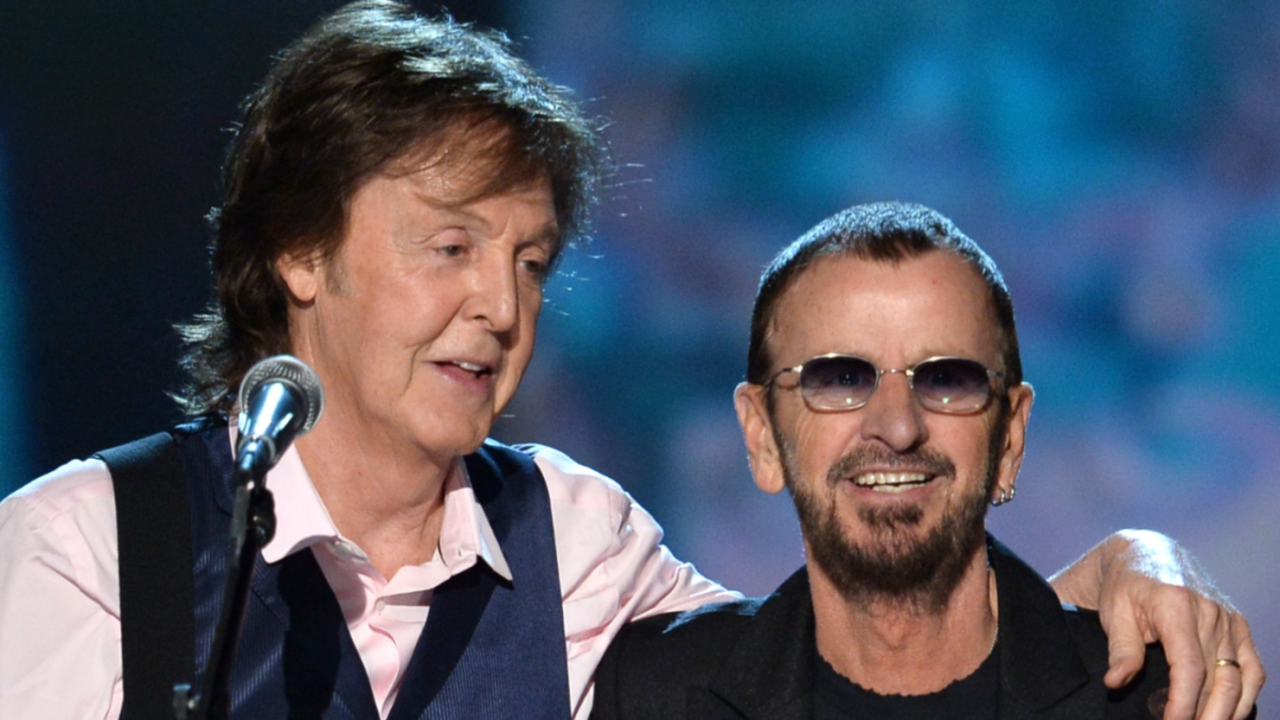 Paul McCartney reunites with Ringo Starr during London tour stop